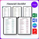 Checklist finance template integration personal management templates accounting excel end list month do printable dremelmicro planning plan pdf company close