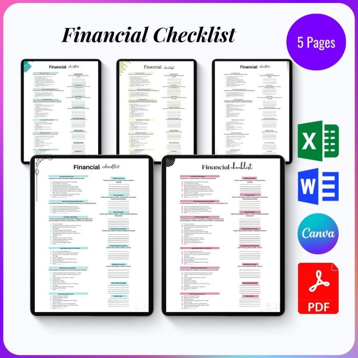 Checklist finance template integration personal management templates accounting excel end list month do printable dremelmicro planning plan pdf company close