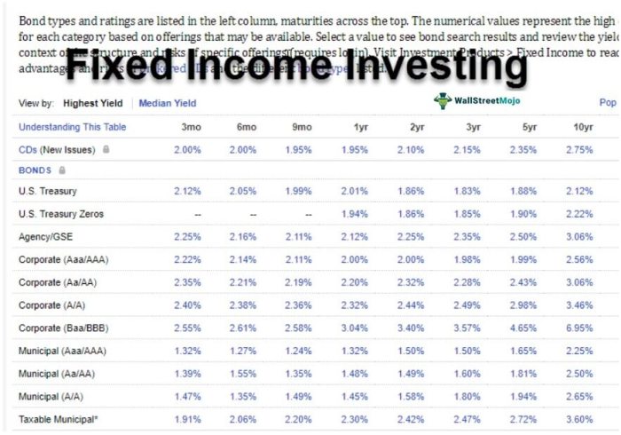 Fixed investments