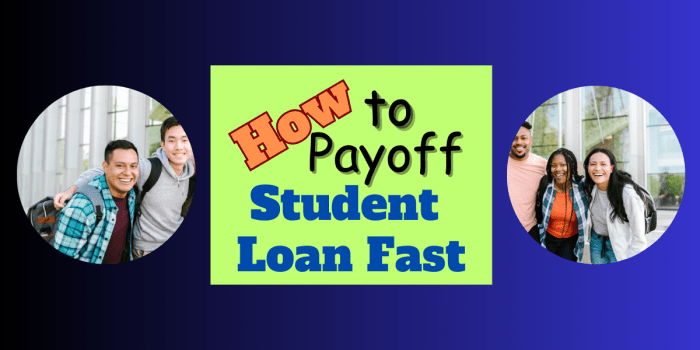 Student loan loans off paying fast steps bankruptcy